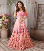 Pink Tal Dal Lehenga Set