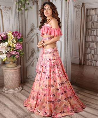 Pink Tal Dal Lehenga Set 2