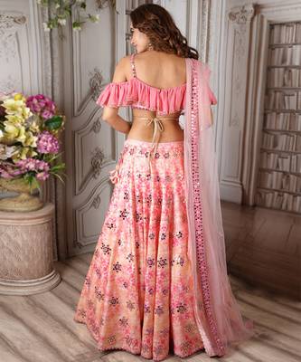 Pink Tal Dal Lehenga Set 3
