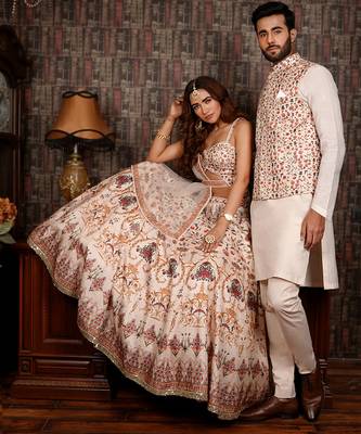 Ivory Paradise Lehenga Set 4