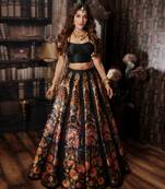 Black Paradise lehenga Set