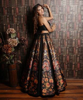 Black Paradise lehenga Set 2