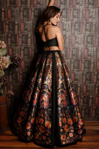 Black Paradise lehenga Set