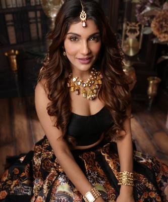 Black Paradise lehenga Set 4