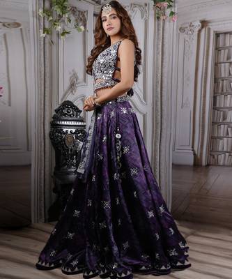 Purple Ainna Lehenga Set 2