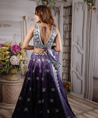 Purple Ainna Lehenga Set 3