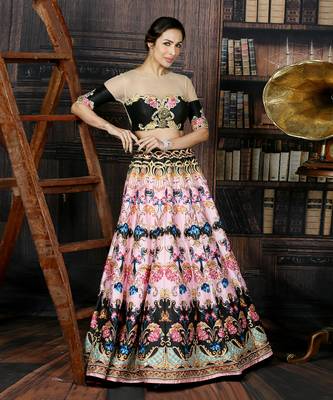 Multicolor Moscow Lehenga Set 2