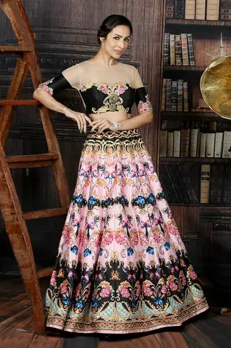 Multicolor Moscow Lehenga Set