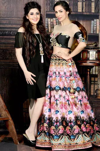 Multicolor Moscow Lehenga Set