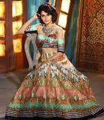 Multicolor Garden Of Eve Lehenga Set