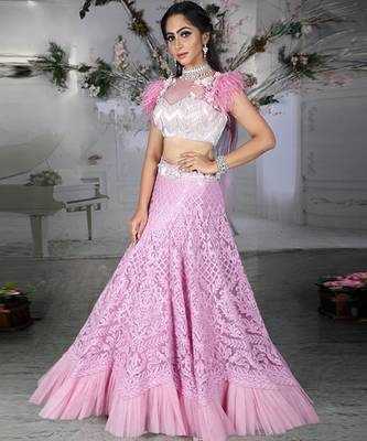 Lilac Rubesco Lehenga Set 2