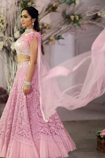 Lilac Rubesco Lehenga Set