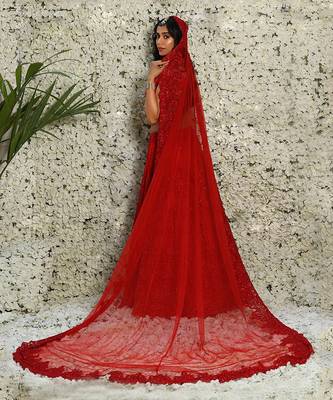 Red Elegant Lehenga Set 3