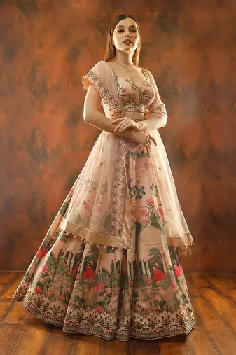 Pink Regal Paradise Lehenga Set