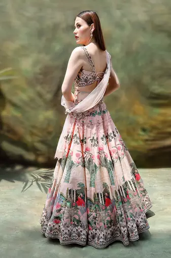 Pink Regal Paradise Lehenga Set