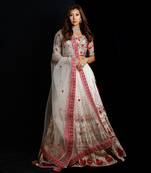 Ivory Floral Lehenga Set