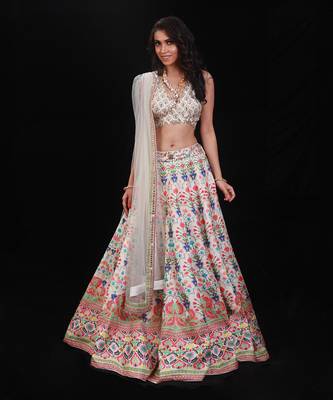 Ivory Shehnaz Lehenga Set 1