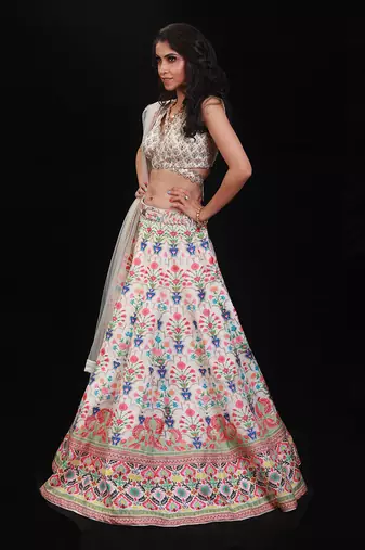 Ivory Shehnaz Lehenga Set
