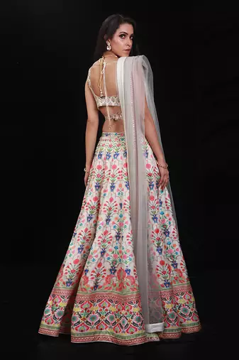Ivory Shehnaz Lehenga Set