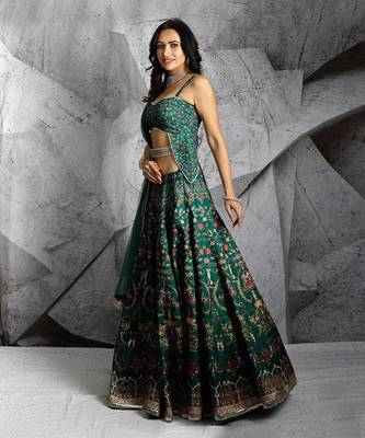 Emerald Paradise Lehenga Set 2