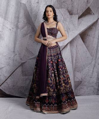 Purple Paradise Lehenga Set 1