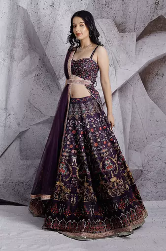 Purple Paradise Lehenga Set
