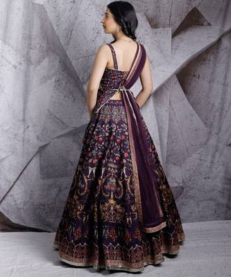 Purple Paradise Lehenga Set 3