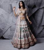 Ivory Floral Paradise Lehenga Set