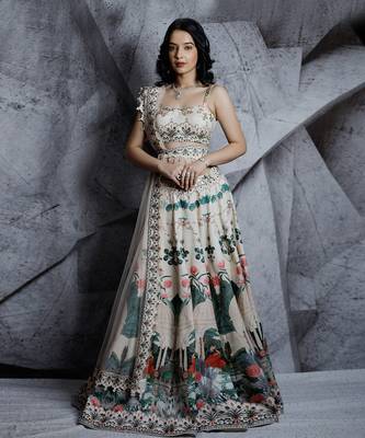 Ivory Regal Paradise Lehenga Set 1