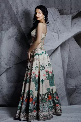 Ivory Regal Paradise Lehenga Set