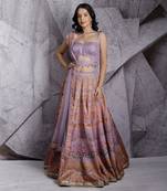 Lilac Digital Lehenga Set