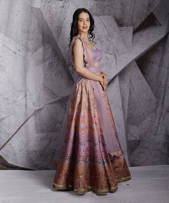 Lilac Digital Lehenga Set 2