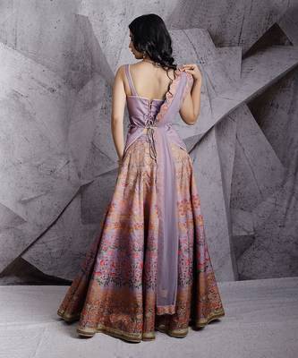 Lilac Digital Lehenga Set 3