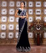 Midnight Blue Saree