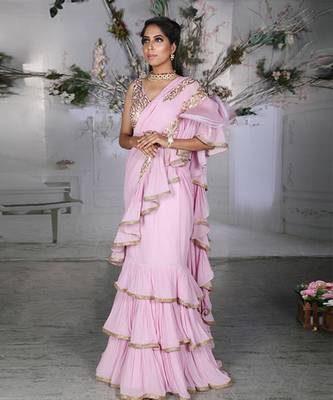 Lilac Zahri Saree 1