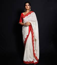 Red Shimmering Rouge Saree