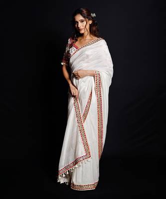 Ivory Garden Of Silk Saree 1