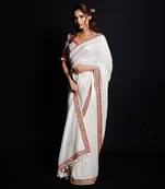 Ivory Garden Of Silk Saree