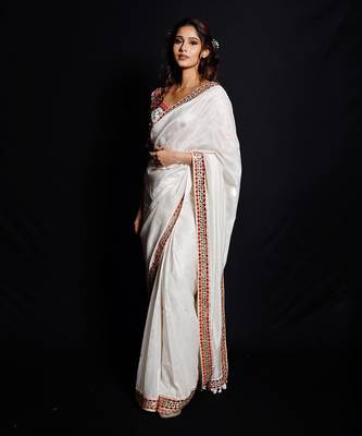 Ivory Garden Of Silk Saree 2