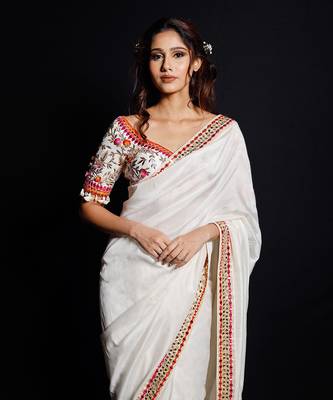 Ivory Garden Of Silk Saree 3
