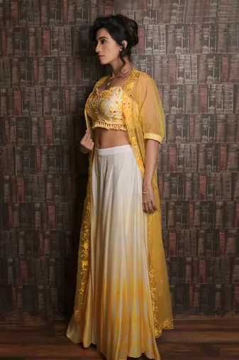 Yellow Plazzo Jacket