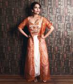 Orange Jacket Dhoti
