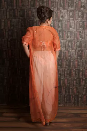 Orange Jacket Dhoti