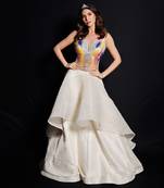 Ivory  Synchronized Scintillation Gown