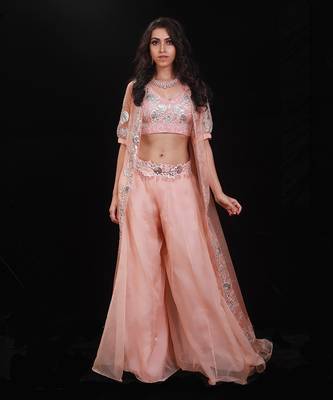 Peach Jacket Set 1