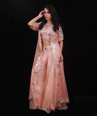 Peach Jacket Set 2