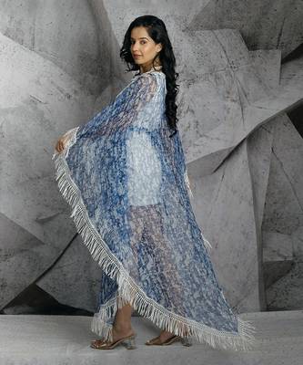Blue Lace Kaftan 3