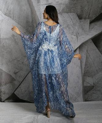 Blue Lace Kaftan 6