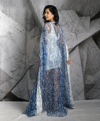 Blue Lace Jacket And Dress 3