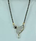 Multi Color  Designer American Diamond Mangalsutra